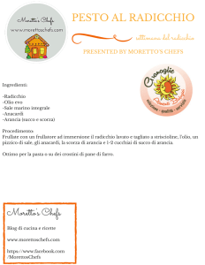 pesto al radicchio