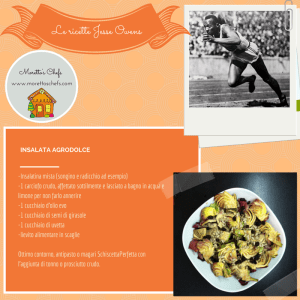 Insalata agrodolce ai carciofi