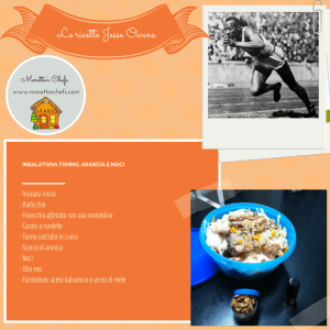 Insalata tonno e arancia