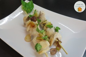 Spiedini di pesce spada