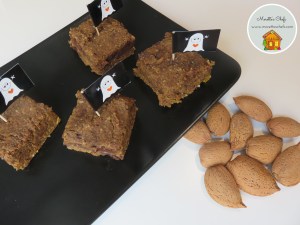 Blondies di Halloween alla zucca