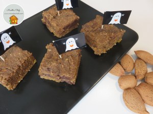 Blondies di Halloween alla zucca
