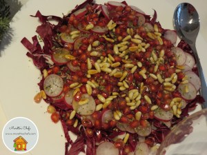 Insalata di melograno e ravanelli