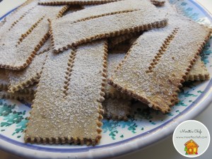 Chiacchiere senza glutine al forno
