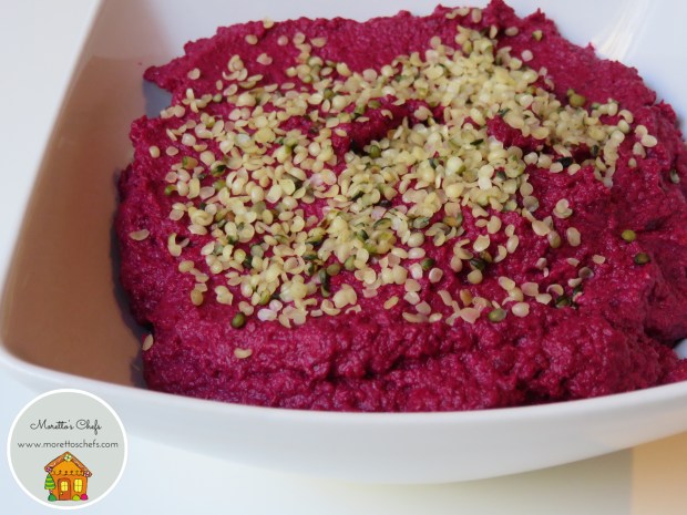 Hummus di barbabietola