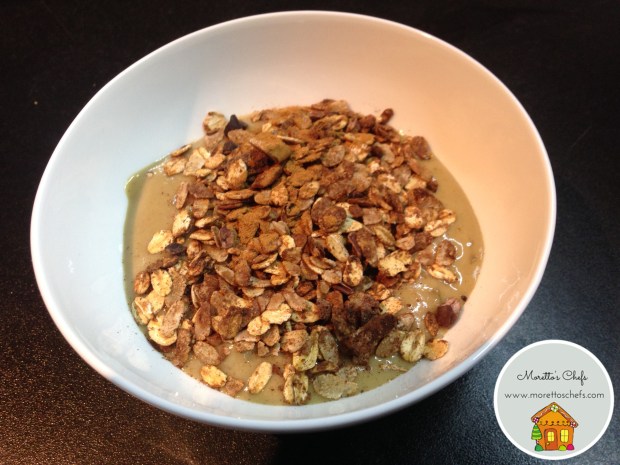 Crema pasticciera all'arancia con crumble al cioccolato