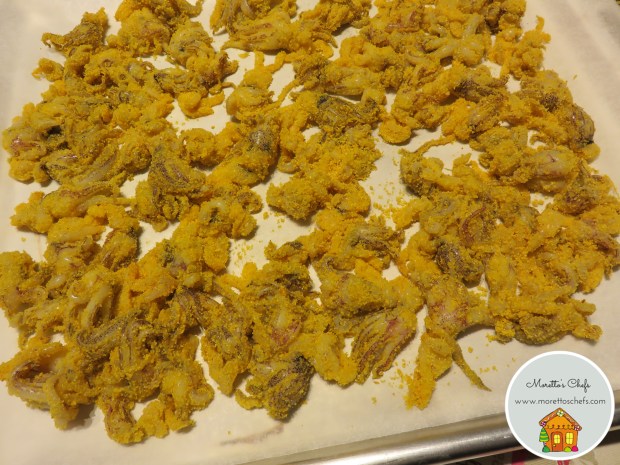 Ciuffetti impanati a forno