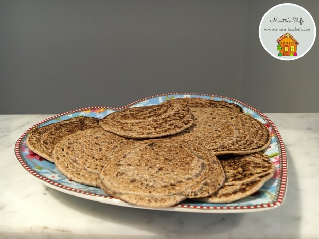 "Chapaccine" di grano saraceno in padella (tigelline senza grassi, senza lievito e senza glutine)