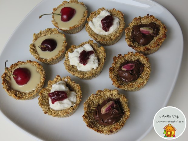 Cestini banana e cereali ripieni a sorpresa