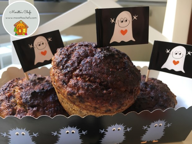 Muffin di Halloween alla zucca
