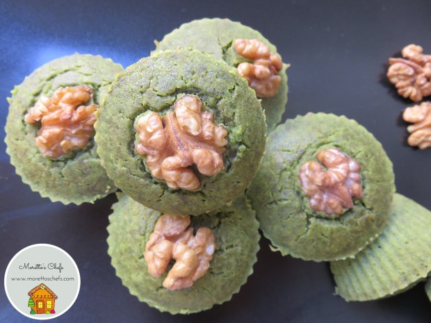 Muffin verdi con cervelli di topo