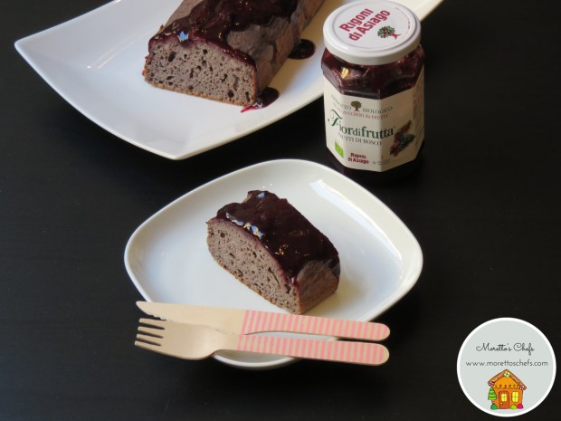 Plumcake ai frutti di bosco e zenzero con Fiordifrutta ai frutti di bosco Rigoni d'Asiago