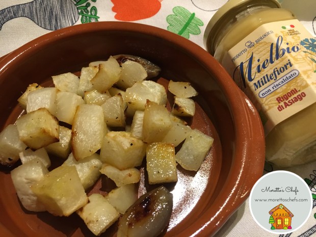 Rape arrosto al miele