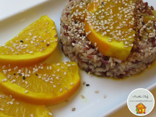 Riso Java all’arancia, curcuma, zenzero e sesamo - ricetta per Il Circolo del Cibo Altromercato