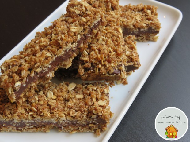 Barrette di cereali e cioccolato fatte in casa - ricetta per Wannabemum