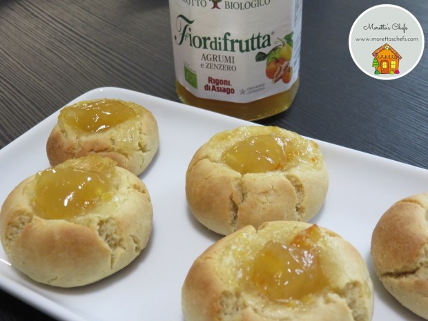 Biscottini alle mandorle, agrumi e zenzero