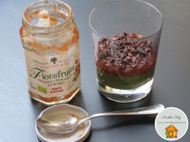 Budino ai semi di chia al the matcha